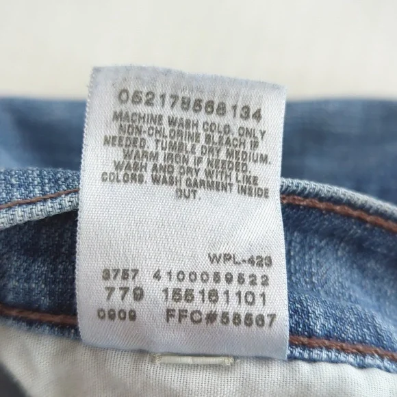 Levi's 515 Boot Cut Jeans 4M Blue Pockets - Picture 5 of 16